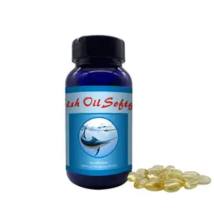 Gel suave de aceite de pescado profundo de algas Omega 3 de etiqueta privada para belleza