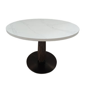 Villa Hôtel de luxe moderne personnalisée Table basse ronde en bois Table à thé nordique ronde en bois Table basse chambres d'hôtel de luxe - Product Image 1