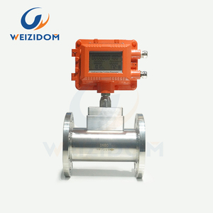 Dn80 3inch Độ chính xác 1.0% SS304/SS316 cơ thể xung + 4 ~ 20mA đầu ra tuabin khí đo lưu lượng - Product Image 4