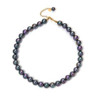 Collier de perles en acier inoxydable 316L plaqué or PVD, bijoux durables et résistants pour femmes - Product Image 1