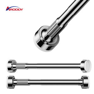 ARODDY <span class=keywords><strong>Support</strong></span> de <span class=keywords><strong>rideau</strong></span> de tension de salle de bain réglable de 27.6 à 47.2 pouces <span class=keywords><strong>sans</strong></span> perçage tringle à <span class=keywords><strong>rideau</strong></span> de douche - Product Image 1