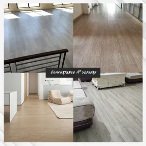 Baldosas de vinilo impermeable y antideslizante, para suelo de pvc, lvt, pegamento interior