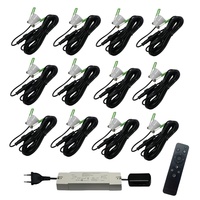 Mini spot LED 12V à angle réglable, très vendu, avec 12 LED, pour plafond, vitrine, salon, lampe d'intérieur