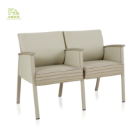 Fauteuil de réception en métal pour clinique médicale, chaise pour hôpital, clinique, banque, bureau, espace public, mobilier de salle d'attente - Vente chaude
