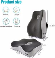 Beau coussin de Protection de taille de siège de bureau et de voiture respirant longue période assise chaise d'été coussin de cul pour lire le repos au lit