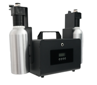 Diffuseur de parfum 2025 Système de conduit Hvac Diffuseur intelligent avec 2 bouteilles d'huile Machine à parfum en métal pour centre commercial