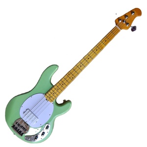 Flyoung हल्के हरे रंग के साथ M इलेक्ट्रिक बास गिटार 4 स्ट्रिंग्स, कस्टम मेड - Product Image 1