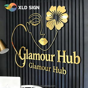 Segno del logo aziendale per negozi all'aperto con lettere di segnaletica in metallo di alta qualità - Product Image 1