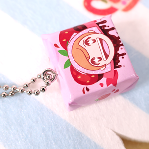 Porte-clés personnalisé en plastique en forme de chocolat – Votre logo artistique – Léger – Miniature alimentaire – Cadeau pour gourmands et entreprises - Product Image 5