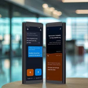 Iflytek 4.0 AI Thiết Bị Dịch Với 60 Ngôn Ngữ Ngay Lập Tức Bằng Giọng Nói Miễn Phí Chuyển Vùng Dữ Liệu Cho Du Lịch Học Tập Kinh Doanh <span class=keywords><strong>Android</strong></span> Hoạt Động - Product Image 5