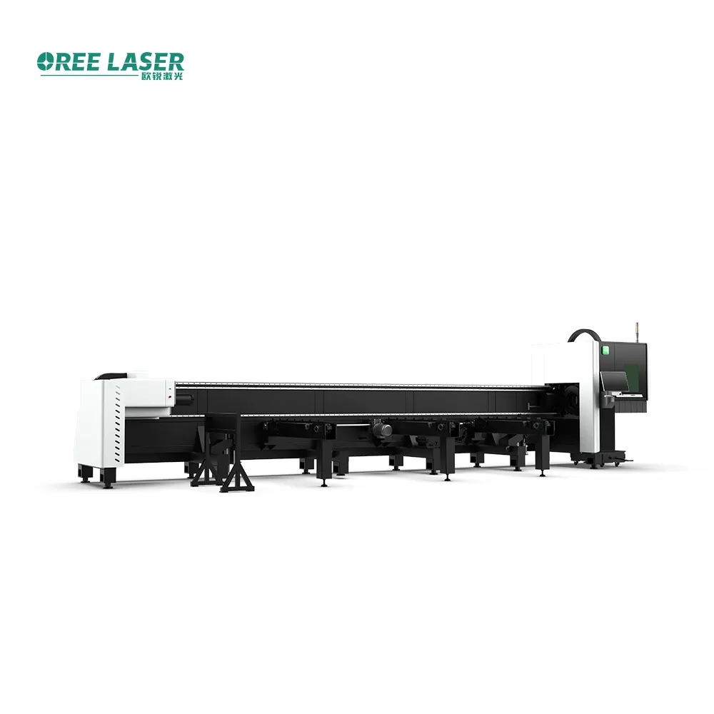 Oreelaser Ống Carbon ống cắt Laser máy 5M 6m sợi Laser ống máy cắt 6020