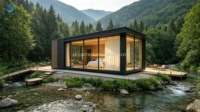 Usine de conteneurs, maisons préfabriquées de luxe personnalisables, maisons préfabriquées