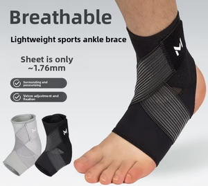 Tobillera Deportiva <span class=keywords><strong>para</strong></span> Hombre, <span class=keywords><strong>para</strong></span> Correr, Baloncesto, Tenis, Soporte Profesional <span class=keywords><strong>para</strong></span> las Articulaciones, Material Transpirable y Ajustable - Product Image 2