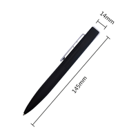 Clé USB de haute qualité 4 Go/8 Go/16 Go avec logo personnalisé, stylo bille métallique noir/argenté/bleu/noir, encre noire pour promotion/usage professionnel
