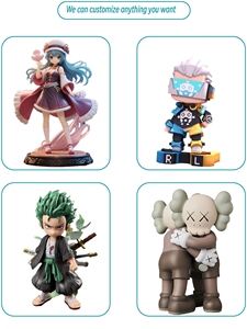 Design Vinyl Brinquedos Baseados em Amostras Custom Vinyl Figurine Artist Coleção Gothic Style Figurine Model Toy Plastic PVC Figurine - Product Image 4