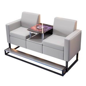 ชุดโต๊ะบิลเลียดหรูหราพร้อม<span class=keywords><strong>โซฟา</strong></span>และบูธชมการเล่น ดีไซน์ทันสมัยหุ้มหนัง PU สำหรับใช้งานเชิงพาณิชย์ - Product Image 5