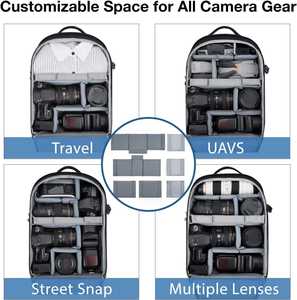 Вместительный водонепроницаемый противоударный Рюкзак для фотоаппарата - Product Image 4