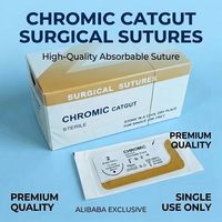 Sutures chirurgicales en catgut absorbable haute flexibilité, stériles, excellente maniabilité et nouage sûr
