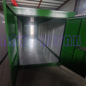 12 '16' 20 'ft hai kết thúc cửa thép prefab container lắp ráp có thể gập lại container di động Stackable lư<span class=keywords><strong>u</strong></span> trữ di động tự lư<span class=keywords><strong>u</strong></span> trữ <span class=keywords><strong>U</strong></span> - Product Image 1