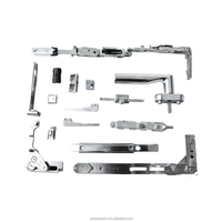 Fenêtre à battant en aluminium, alliage d'aluminium 6060, résistante aux ouragans, système Roto allemand, pour immeuble de grande hauteur, avec drainage dissimulé, certifiée CE, pour appartement