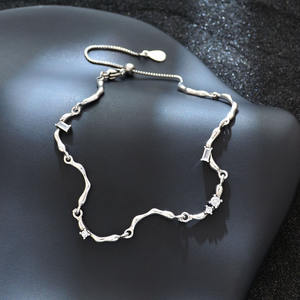 Bracelet de créateur, fleur gothique, argent 925, breloques, argent plaqué or, bracelets lourds, pulsera para caballero de moda - Product Image 1