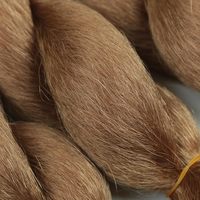 Extensions de Cheveux au Crochet Vixen Lisses Crépues, Couleur Noir Naturel, Fibres Synthétiques – Collection Nouvelle Année 2025