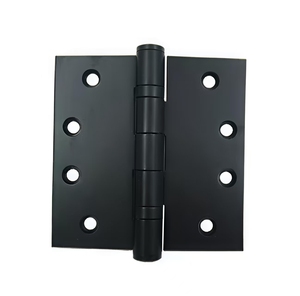 Charnière de porte carrée en acier inoxydable 304 noir mat de haute qualité avec roulement à billes - Product Image 1