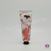 Tube vide pour nettoyant pinceaux cosmétiques, emballage 100 ml, applicateur aluminium/plastique/silicone, pour lavage du visage/lotion, bouchon à vis, modèle LXB01