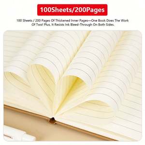 Custom Planner A5 <b>Notebook</b> Bamboo Wood Grain Design Hardcover Magnetic Buckle Thread Sewn Hand <b>Diary</b> for Personal Business - Product Image 4