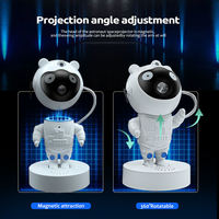 Haut de gamme astronaute Laser étoile nébuleuse projecteur multicolore galaxie LED lampe de bureau pour chambre atmosphère décor veilleuse en gros