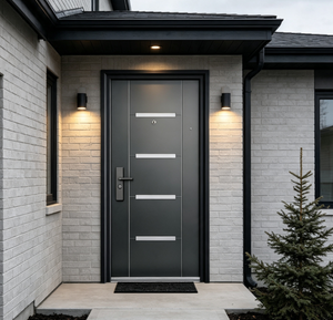 Porte de sécurité coulissante Qifan Steel – Durable, conviviale, design moderne pour entrées résidentielles - Product Image 2