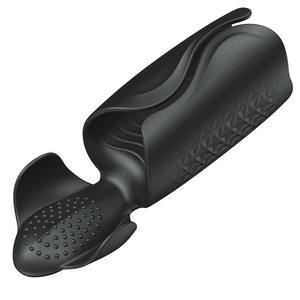 Vibrierender Masturbator für Männer mit Hodenmassagegerät - Elektrischer Stimulator für <span class=keywords><strong>Penis</strong></span> und Hodensack, Erotikspielzeug für Männer - Product Image 1