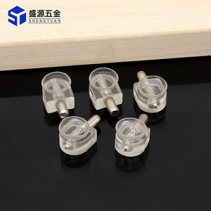 Shengyuan <b>Plastic</b> <b>Shelf</b> Support 5mm Transparent European Style Cabinet Glass Holder Durable - Product Image 2