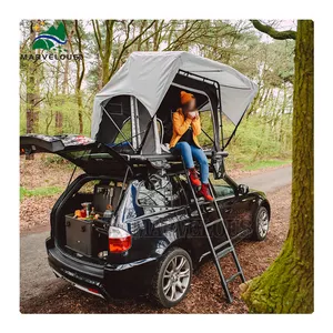 Wunderschönes kundenspezifisches DIY-Zelt für 2 Personen mit Weichabdeckung Auto-Dachzelt für Mini-Auto-Fahrzeug Outdoor-Camping