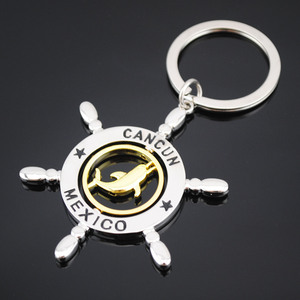 Porte-clés souvenir touristique 3D personnalisé Mexique <span class=keywords><strong>Cancun</strong></span>, porte-clés en métal imprimé pour le tourisme, souvenir de voyage Mexique, personnalisable - Product Image 5