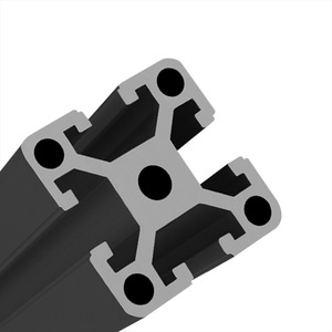 Hitam anodized standar Eropa 4040 profil <span class=keywords><strong>aluminium</strong></span> industri untuk pagar balkon <span class=keywords><strong>aluminium</strong></span> - Product Image 3