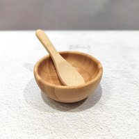 Ensemble de bols et spatules en bambou écologique pour masques faciaux DIY – Idéal pour la préparation de masques en gelée, gel ou argile