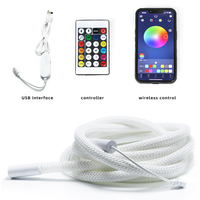 Ismart Decoración de Interiores, Luces LED de 12V con Control por Aplicación, IP67, Color Cambiable, Garantía de 3 Años, CRI 80, Luz para Sala de Estar