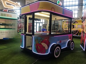 Camionnette de cuisine mobile au design moderne, chariot à hot-dogs, chariot à glaces, camion de restauration à vendre - Product Image 3