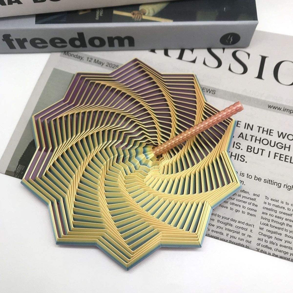 Hot-selling 3D Printed Toy Carrot Tower, Creative Stress-relief Toy, Desktop 3D Visual Decoration, Gift