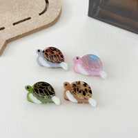 Nouvelle pince à cheveux et épingle en acétate en forme de mini tortue, faite à la main, mignonne et personnalisée, pour filles