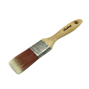 cola de castor con mango de madera de la pintura de la pared cepillo filamentos de la virola de acero inoxidable - Product Image 1