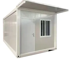wholesale customized new design 20 30 40 feet insulated flat pack container livable home prefab studio shed houses