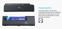 Chargeur de batterie XTAR MC6C Lithium Ion 3.7V 14500 16340 26650 Nimh AA AAA pour batterie 18650 Li-ion