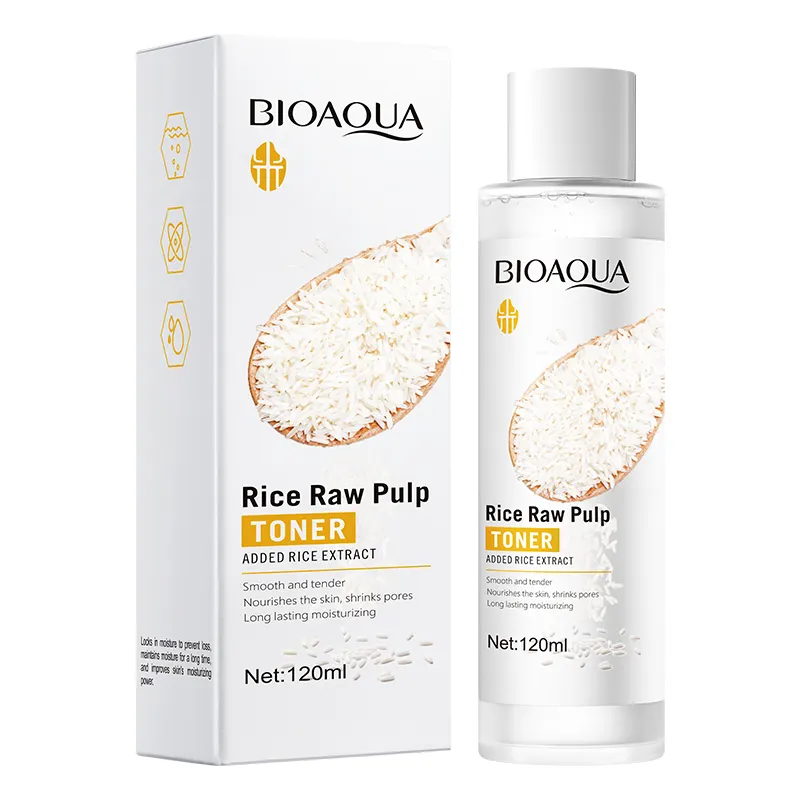 BIOAQUA rice puree toner hydrating moisturizing texture and easy absorption skin care softener K1