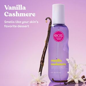 Eos Vanilla Cashmere Body Mist 6 Fl Oz With Hyaluronic Acid For Women - Product Image 2