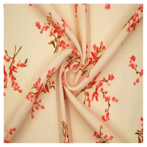 Tissu en mousseline de polyester 100 % ultra-léger imprimé 75D, résistant à l'eau, pour vêtements et doublures pour filles - Product Image 2