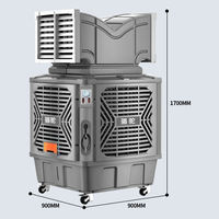 Kipas Pendingin Udara Evaporatif Listrik Portabel Komersial Terbaru, Kontrol Mekanis 3 Kecepatan, Kapasitas Air 220L, Hemat Energi