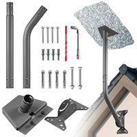 Standard-Installationskit mit Festrohr aus Kohlenstoffstahl und Aluminiumlegierungshalterung für Starlink Gen3 (ROV4 Standard)