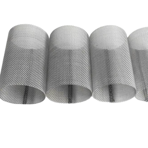 Stainless Steel <b>Wire</b> <b>Mesh</b> Pipe Cylinder Filter Screen Tube Plain Weave Woven for Filters - Product Image 1